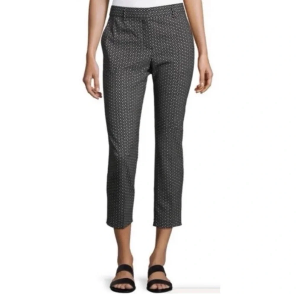 Theory Treeca Wool Abstract Pants